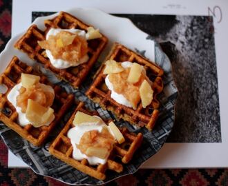 Belgiske vafler med søtpotet (glutenfri)