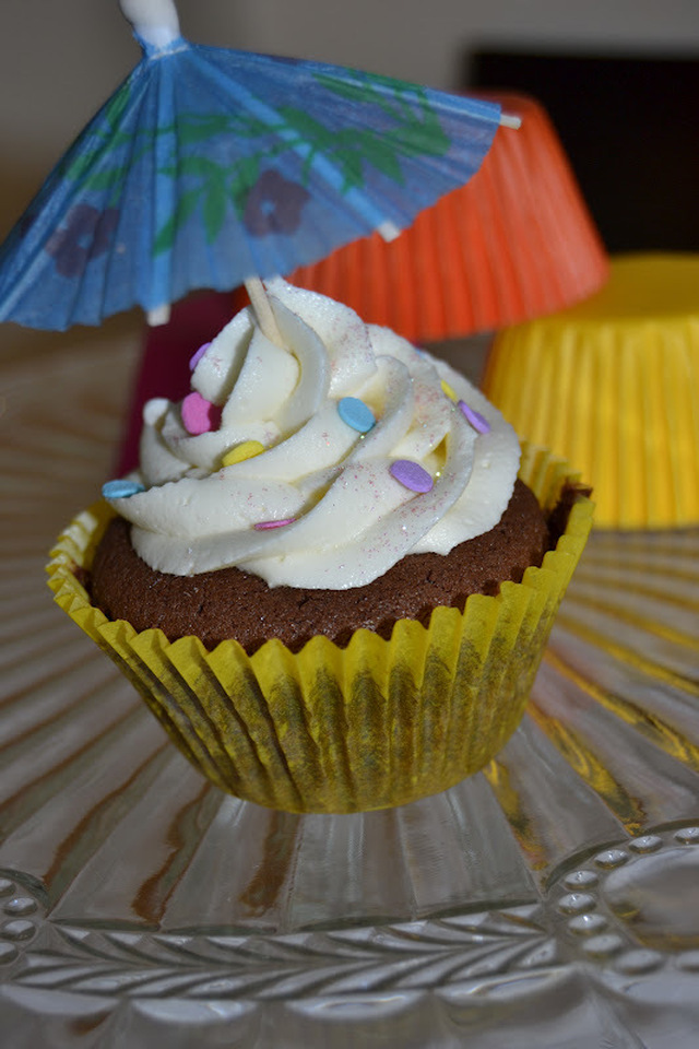 Sommer-cupcakes