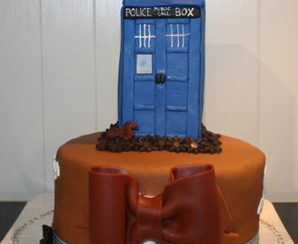 Tardis kake - Doctor Who