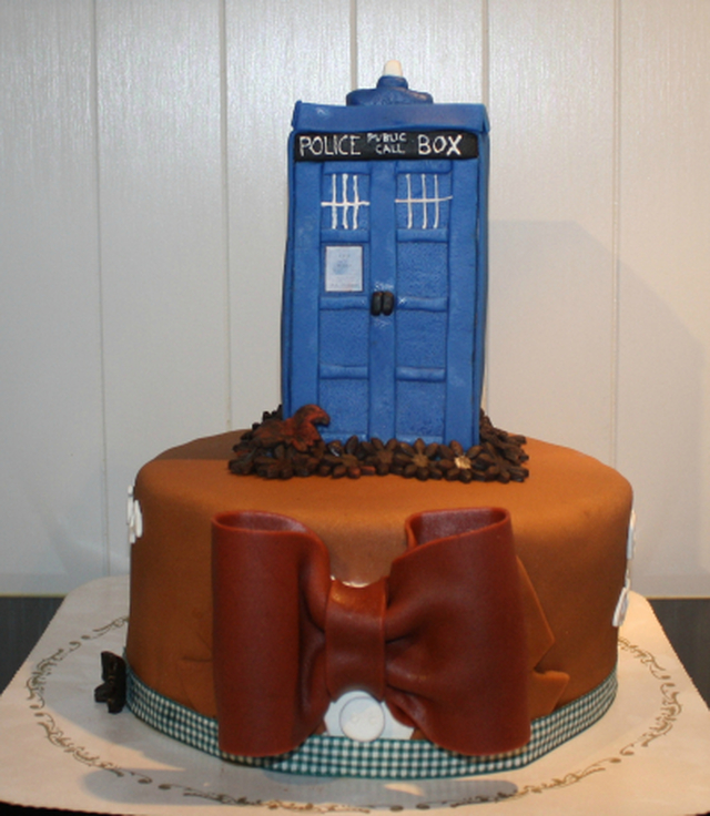 Tardis kake - Doctor Who