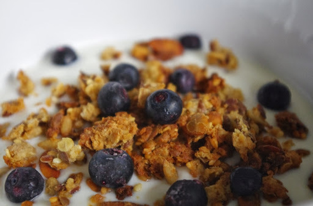 Glutenfri hjemmelaget frokostblanding