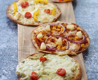 Vegetarpizza på 1-2-3