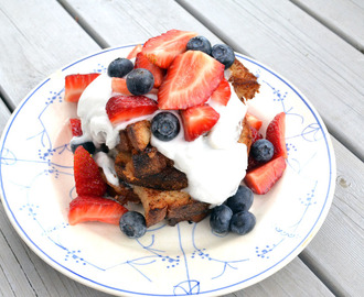 Arme riddere uten egg og melk (French toast)