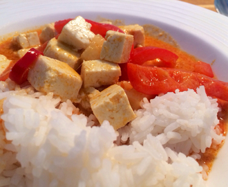 Kjøttfri mandag: thailandsk red curry med tofu