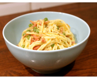 Sunnere spagetti carbonara