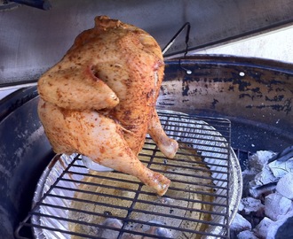 Beer can chicken