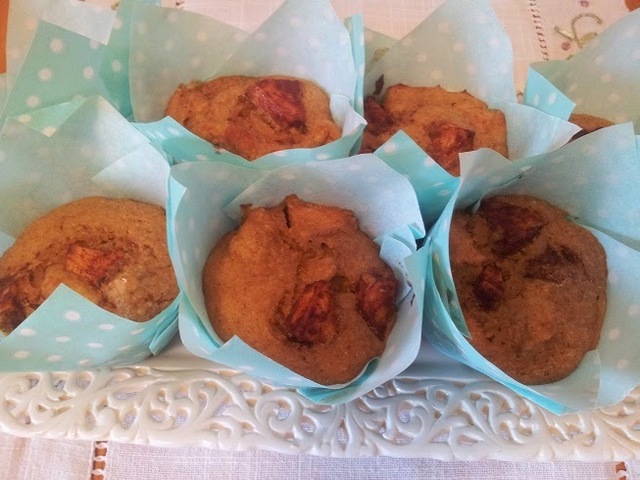Eplekake muffins
