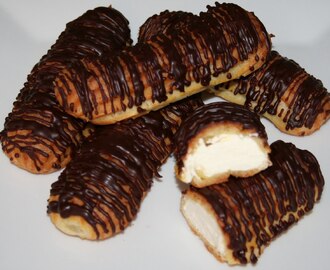 Eclairs med crème chantilly