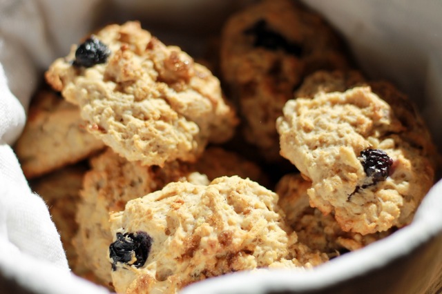 Blåbærscones til frokost