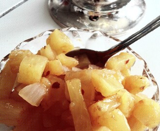 Ananaschutney-godt til grillmat!