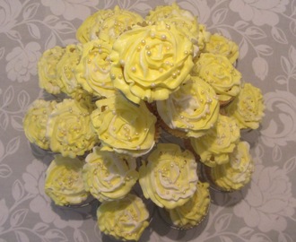 Friske Sitron Cupcakes