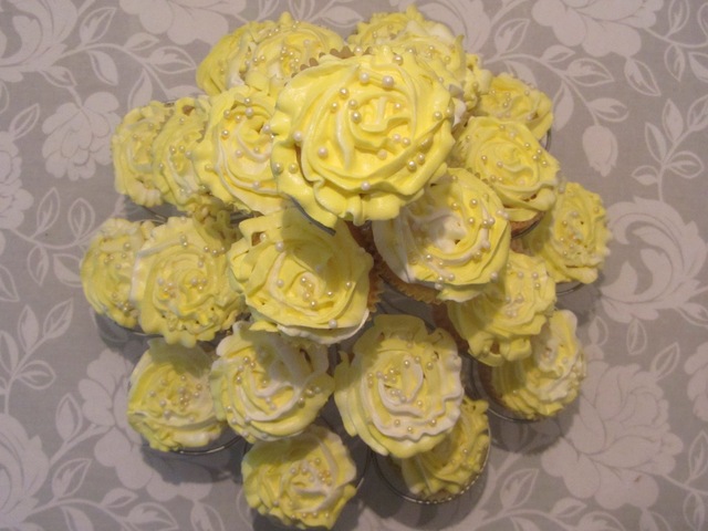 Friske Sitron Cupcakes