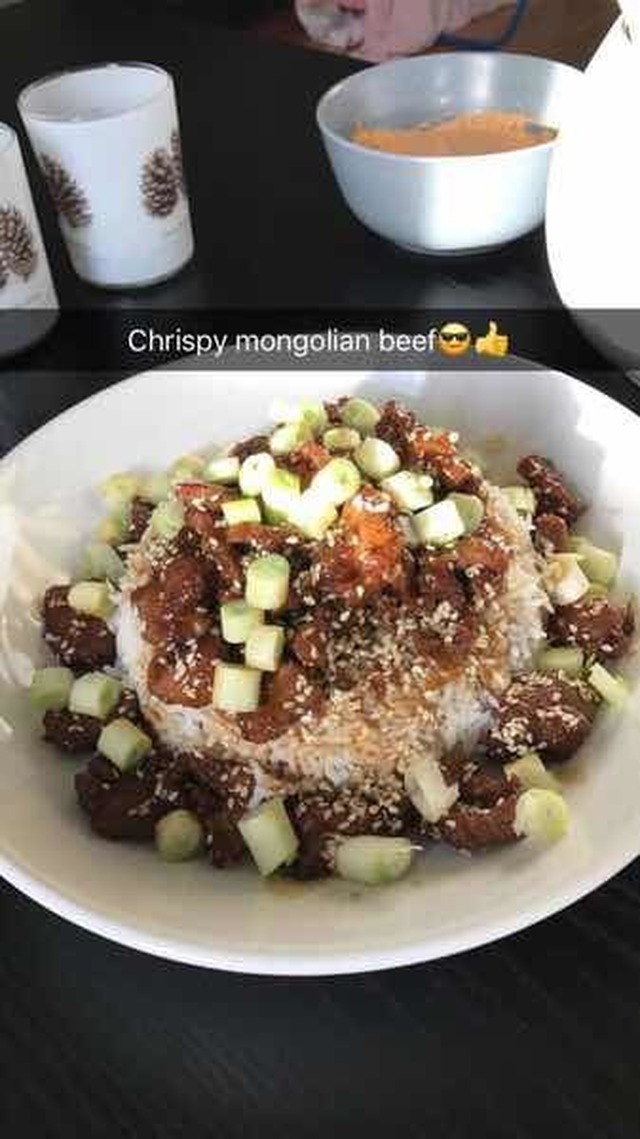 Chrispy mongolian beef