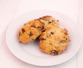 HAVRECOOKIES MED SJOKOLADE OG BANAN