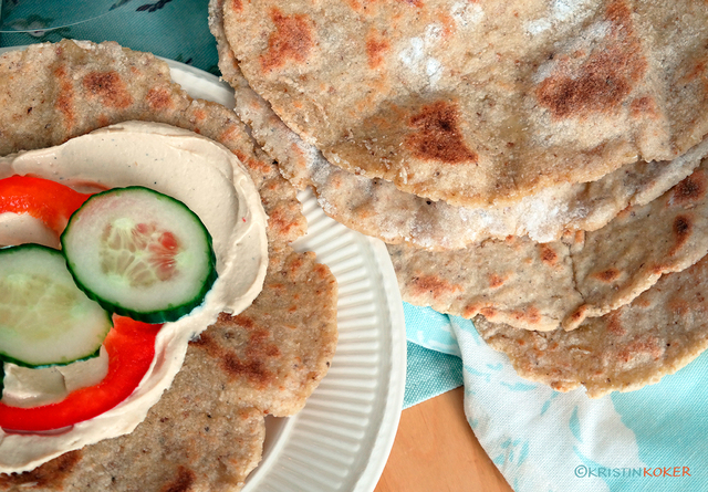 Glutenfrie Chapati eller fullkornswraps (og Samosadeig)