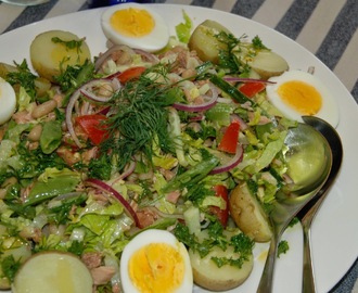 Tunfisksalat med Cæsardressing