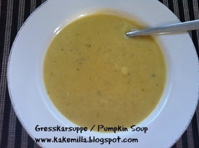 Gresskarsuppe / Pumpkin Soup
