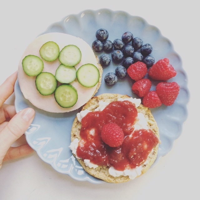 Glutenfrie rundstykker med cottage cheese