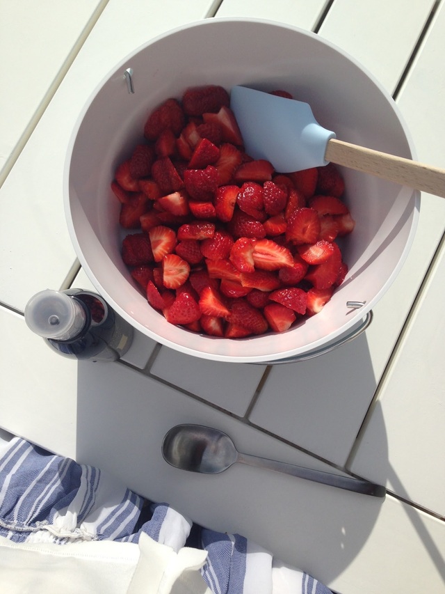Balsamicomarinerte jordbær