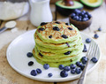 Blueberry Avocado Pancakes