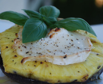 Portobello med chevre, del 1 av trilogien: TRE RETTERS PÅ GRILLEN!!