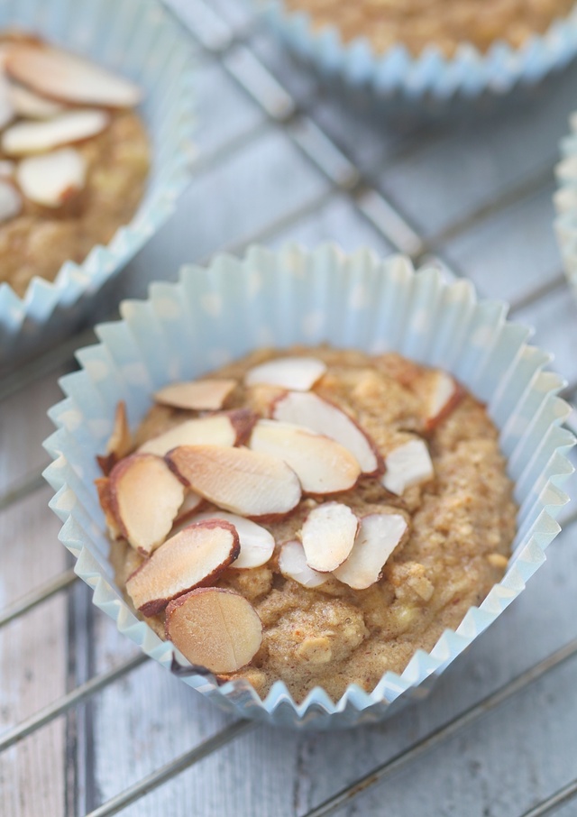 Sunne og saftige bananmuffins