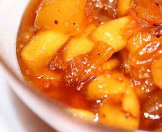 Homemade mango chutney...