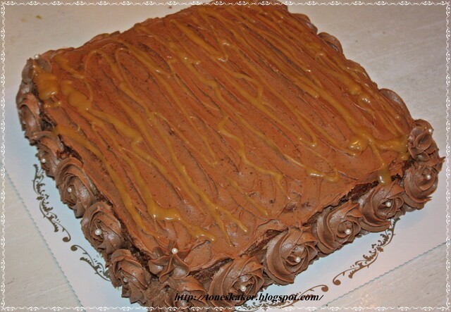 Sjokoladekake med karamell