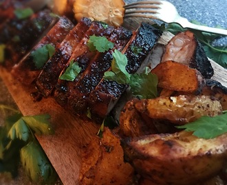 SPARERIBS FRA JENS EIDE MED SPICY BÅTPOTETER