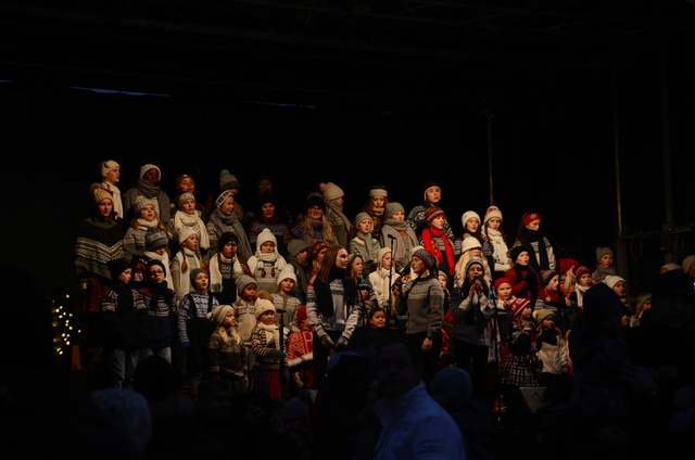 Julegrantenning i Hønefoss