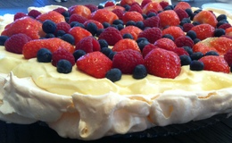 Laktosefri pavlova