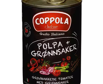 Turmat - Genialt enkel pastasaus med Polpa tomater og grønnsaker på boks!