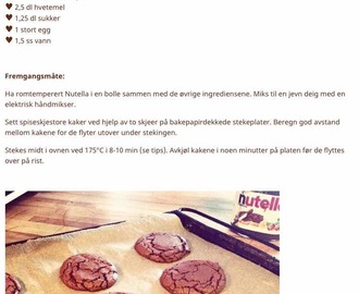 Nutella coockis 