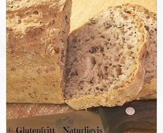 Glutenfritt grovbrød med havre, solsikke- og linfrø