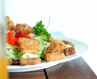 Glutenfrie krutonger; raskt, enkelt og veldig, veldig godt!