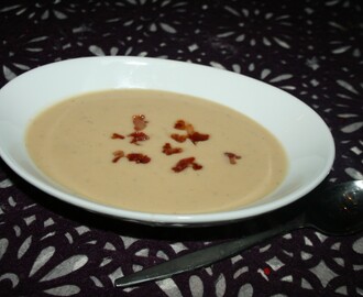 Vichyssoise: Potet og purresuppe m/bacon