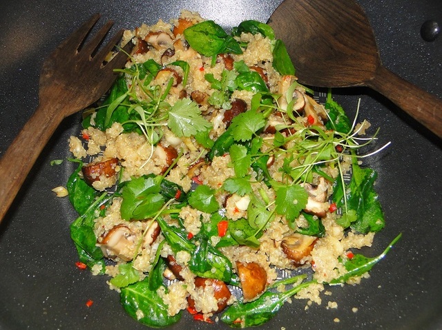 Quinoa-wok