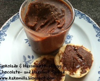 Sjokolade & Hasselnøtt-pålegg /             Chocolate & Hazelnut Spread