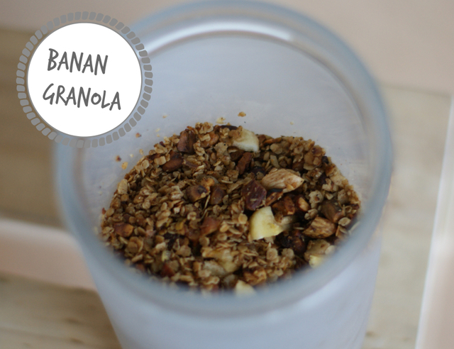 Oppskrift: Banan granola