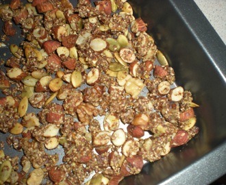 Granola med vanilje og appelsin