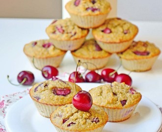 Proteinrike muffins med moreller