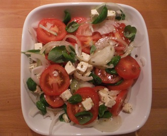 En enkel tomatsalat