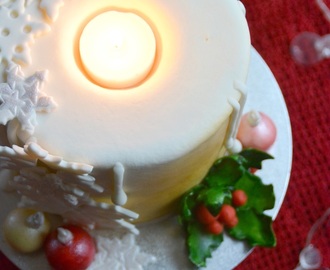 Julelys kake – sjokoladekake med melkesjokolade fyllet.