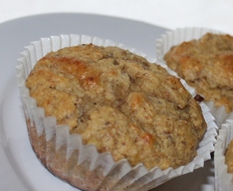 Bananmuffins (paleo, glutenfri, melkefri)