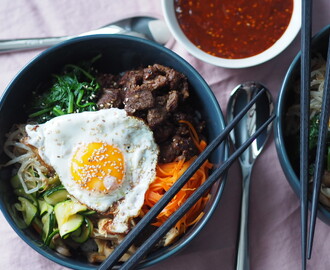 Koreansk Bibimbap