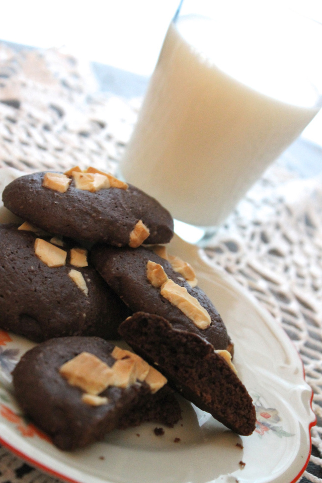 Sjokolade Cookies- med hvitesjokoladebiter