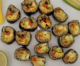 Quinoa sushi