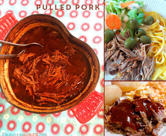 Superenkel pulled pork (langstekt svinekjøtt)