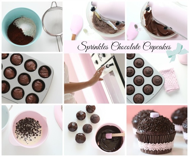 Sprinkles Chocolate Cupcakes