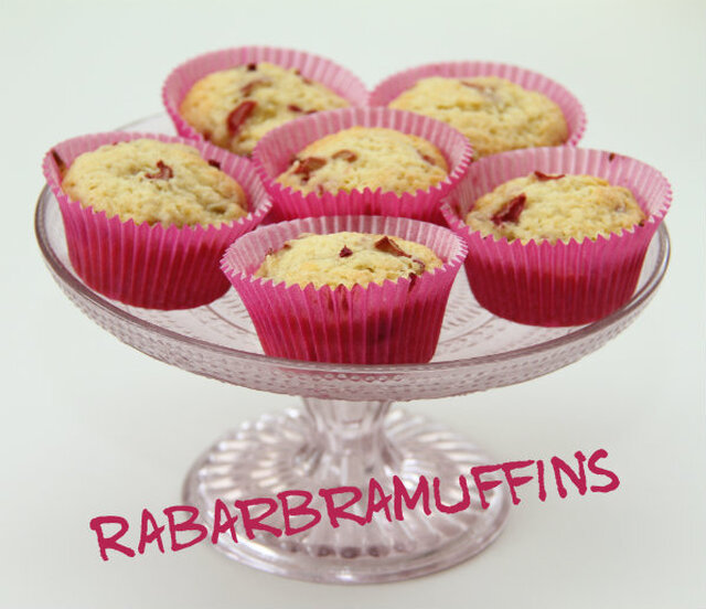 Rabarbramuffins